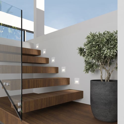 كشاف درج سلم مربع ابيض