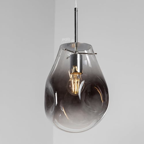 إنارة علاقي زجاج رمادي مضغوط