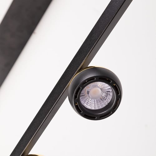 إنارة مودرن معدنية طولية 8 عدسات ليد متحركة