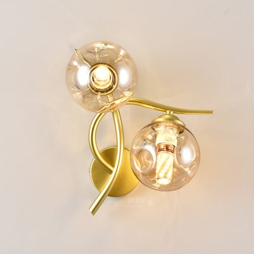 ابليك مجوز مودرن بلون ذهبي وزجاج شفاف