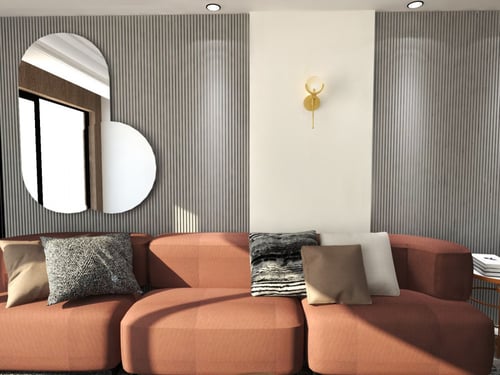 أبليك داخلي ذهبي قصير