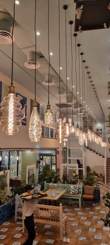 انارة فيلمنت ديكور بيضاوية رمادي