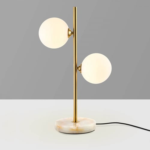 ابجورة طويلة مع كرتين مضيئتين