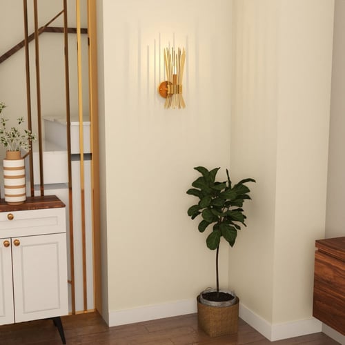 أبليك حائط ذهبي أعواد مفرد