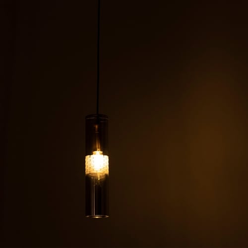 ابليك وعلاقي كريستال راقي باللون الرمادي