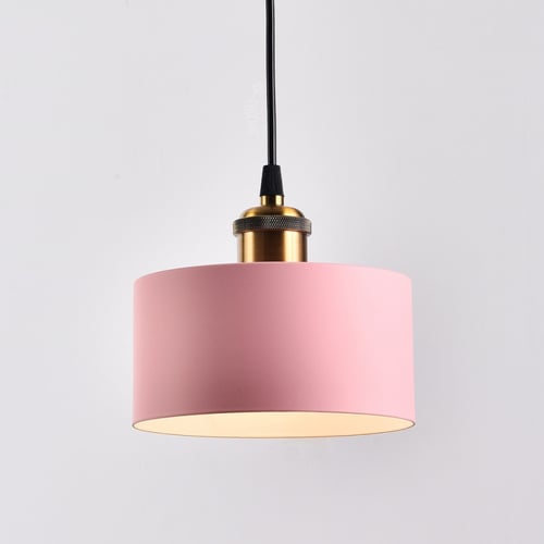 ثريا علاقية زهرية عريضة مع قمع ذهبي