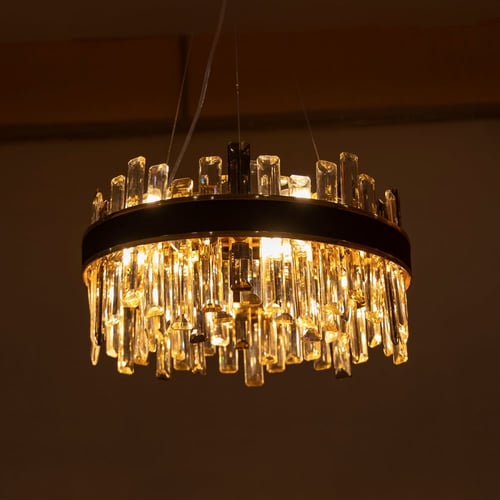 ثريا ستايل اوروبي كرستال مع حزام بني