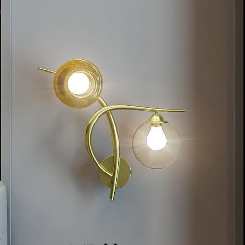 ابليك مجوز مودرن بلون ذهبي وزجاج شفاف