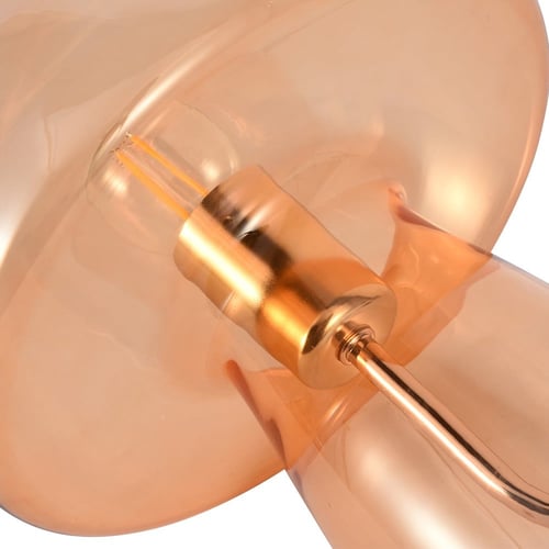 ابجورة طاولة مودرن زجاج عسلي