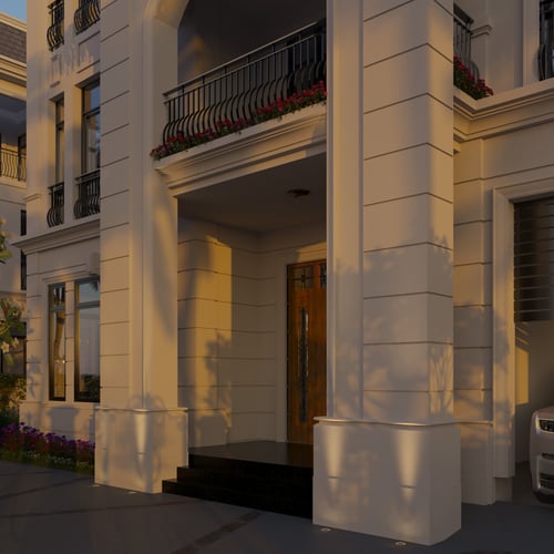 كشاف أرضي دائري استانلس ستيل