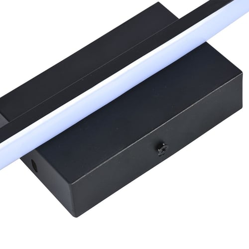 إنارة جدارية خطية ليد قاعدة اسود