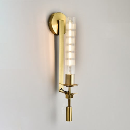 لمبة جدارية زجاج شفاف