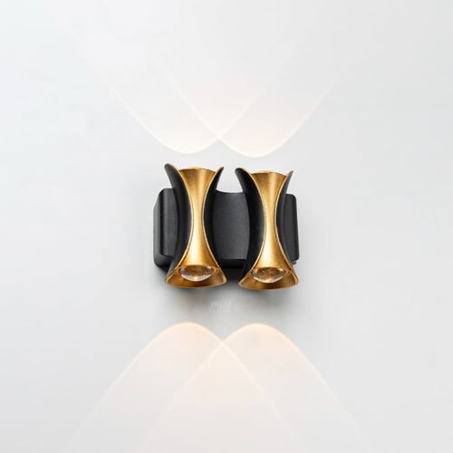 ابليك سور لفائف اسود بذهبي 4 لمبات