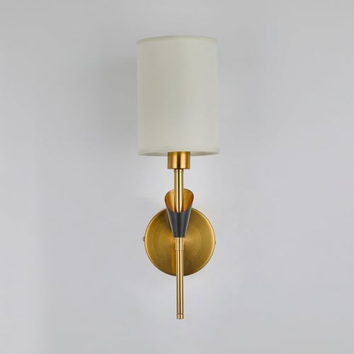 ابليك كلاسيك مفرد ذهبي مع قمع قماشي