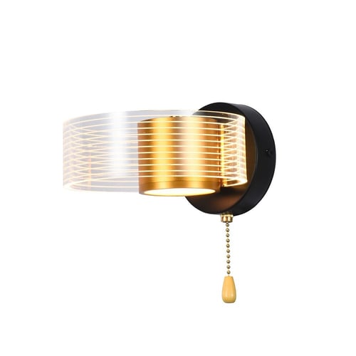 ابليك جداري اكريليك اسود وذهبي