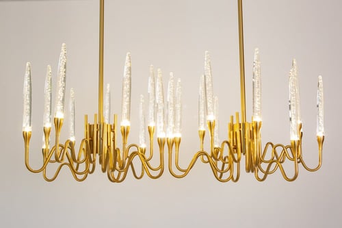 ثريا شمعدان ذهبي راقي