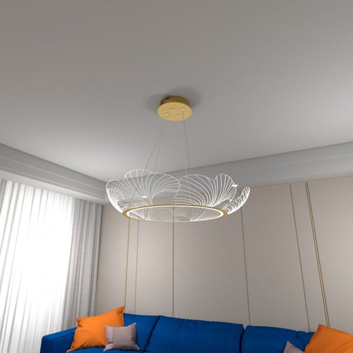 ثريا مودرن اكلوريك 80 سم بـ إضاءة LED مدمجة