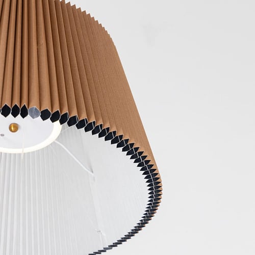 انارة معلقة شابوه بني متعددة الاشكال