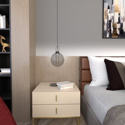 إنارة ليد مودرن علاقي زجاج