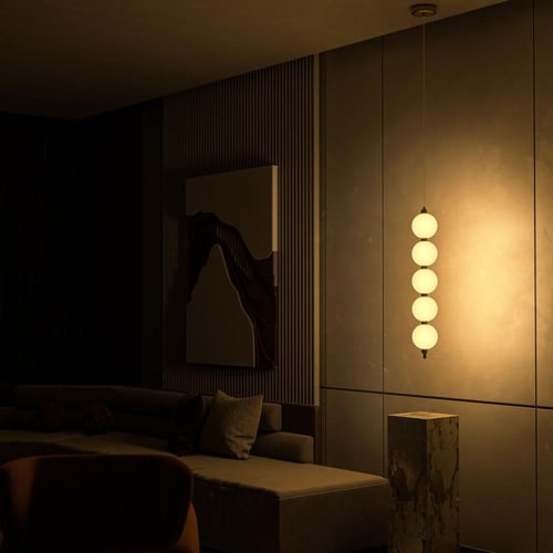 إنارة معلقة مودرن ليد 5 كرات