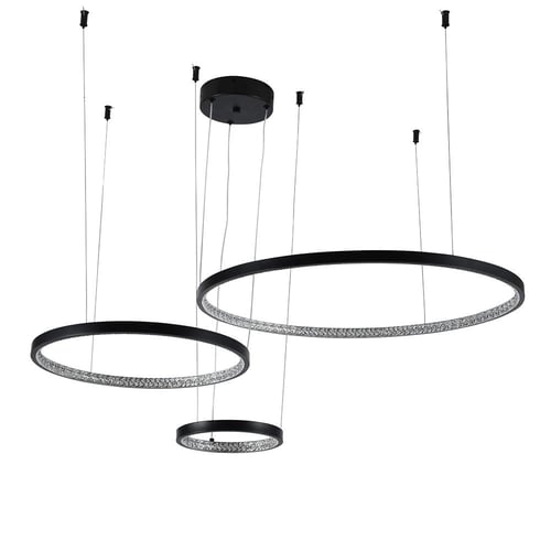 ثريا ليد معلقة دوائر متداخلة