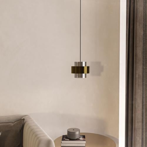 إنارة معلقة داخلية زجاج و معدن