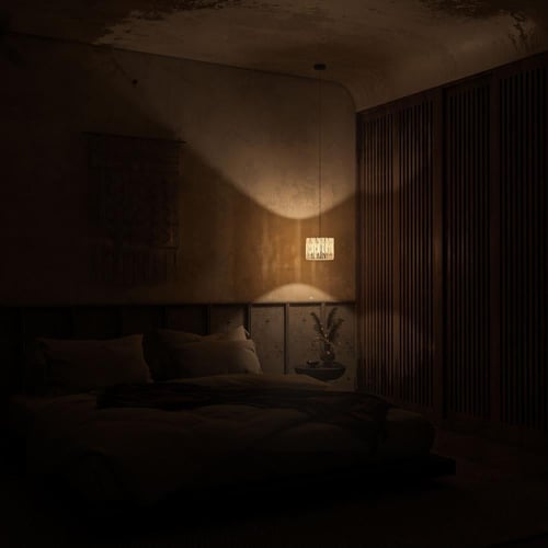 إضاءة ديكور سقف ريفي 25 سم