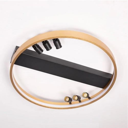 إنارة ذهبية مودرن لطش بلمبات موجهة