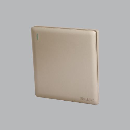 مفتاح مفرد 3 خط ذهبي برلنت لايت