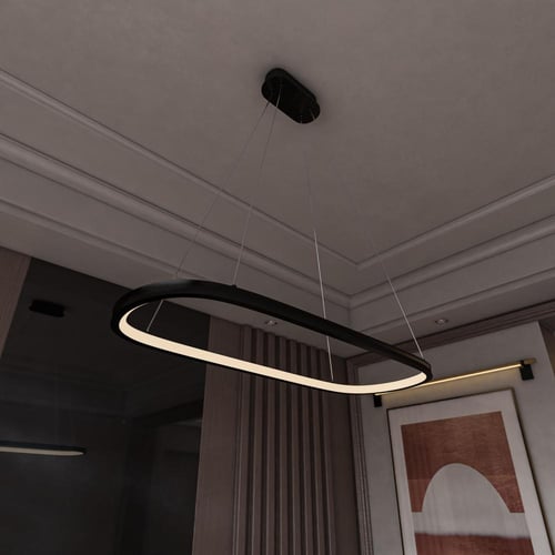 إضاءة معلقة مودرن بيضاوي