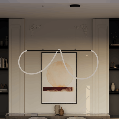 ثريا مودرن مموجه ليد 120 سم