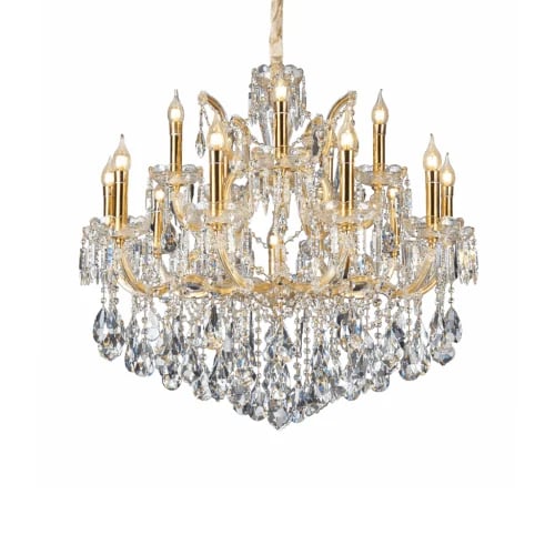 Silver Crystal Chandelier 85 cm | Luxury Classic C...