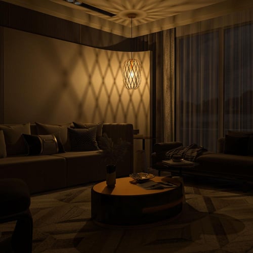 إنارة داخلية معلقة شبك مودرن