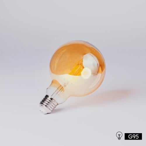 لمبه الثريا فيلمونت كروي عسلي حجم وسط