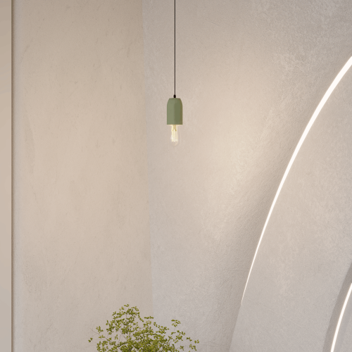 علاقي إنارة مفرد اسمنتي متوفر بعدة ألوان