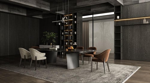 إنارة معلقة سقف مودرن ليد دائرتين