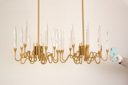 ثريا شمعدان ذهبي راقي