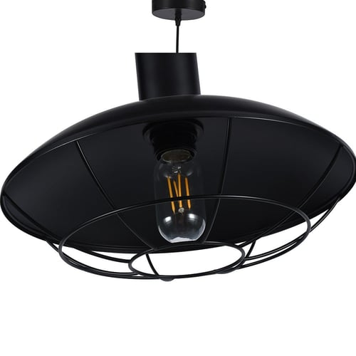 مصباح معلق شبك مفرد اسود