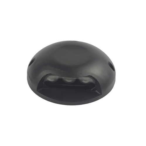 Black External In Ground Light 3W 3000K