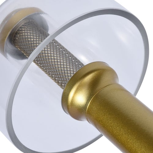 ابجورة بطارية ليد مودرن اسود وذهبي