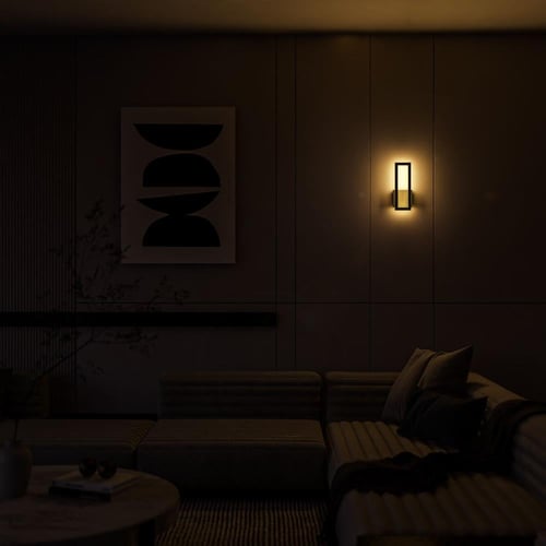 ابليك جداري مستطيل يعمل بالبطارية