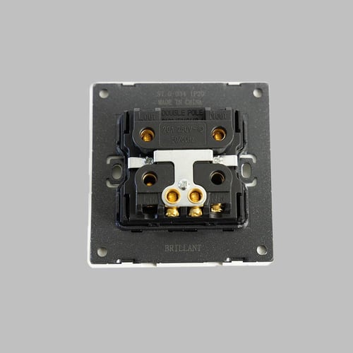 مفتاح سخان 20 A ابيض لايت برلنت