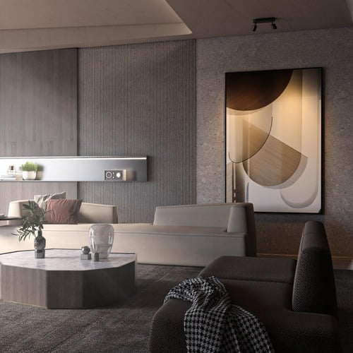 مصابيح سقف موجهة متحركة لون اسود