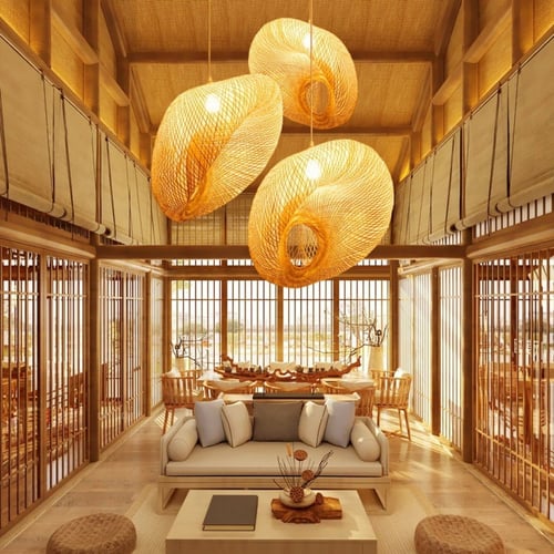 ثريا علاقية دائرية على النمط التراثي الريفي