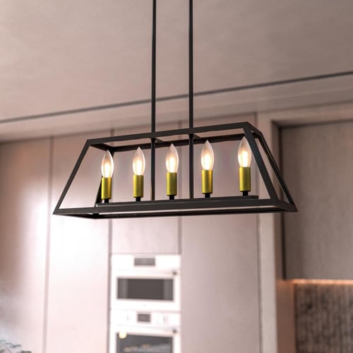 ثريا كلاسيك معدن اسود 60 سم