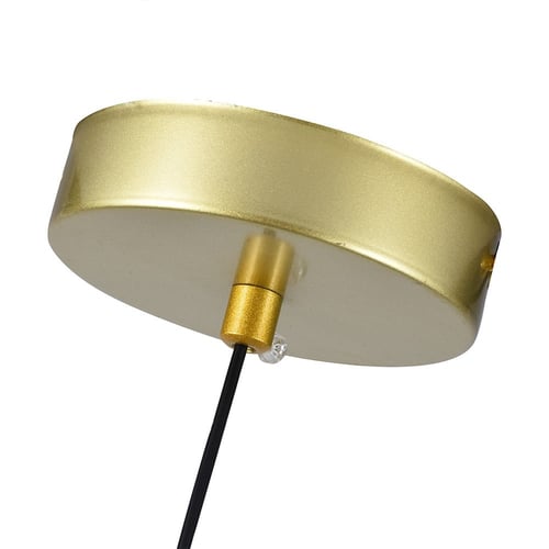 إنارة معلقة ليد دائري مع قاعدة ذهبية