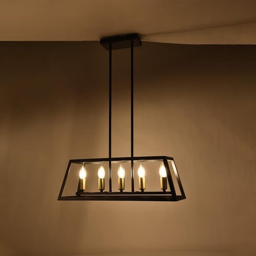 ثريا كلاسيك معدن اسود 60 سم