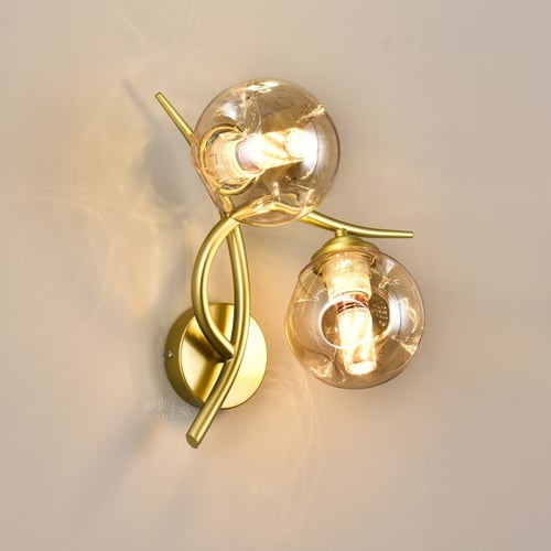 ابليك مجوز مودرن بلون ذهبي وزجاج شفاف