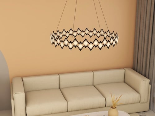 ثريا سقف مودرن ليد زجزاج