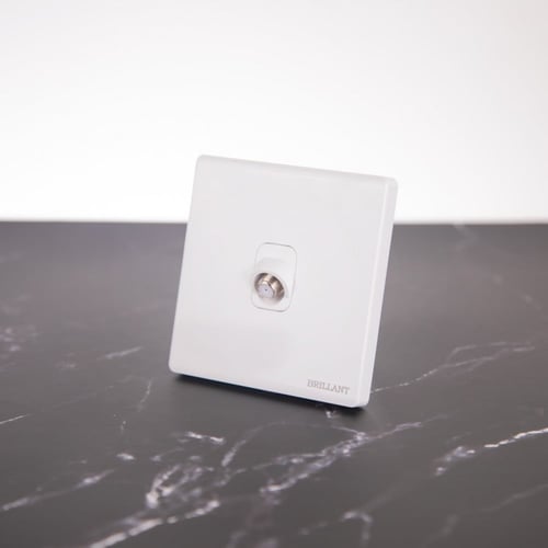 فيش دش مودرن ابيض برلنت